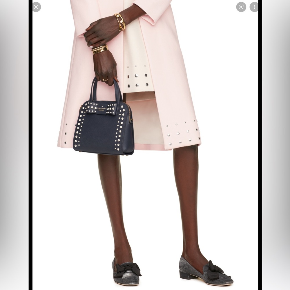 Kate spade studded satchel Davies Maws Mariam